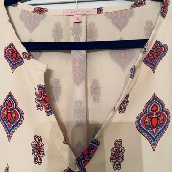 Gibson Latimer Women's Geometric Tunic Dress Size Large‎ - Picture 12 of 16